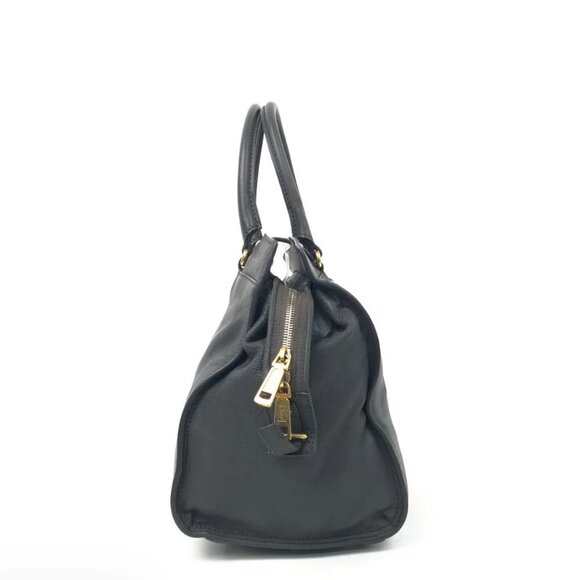 Yves Saint Laurent Chyc Leather Handbag Grey Color - Picture 4 of 10